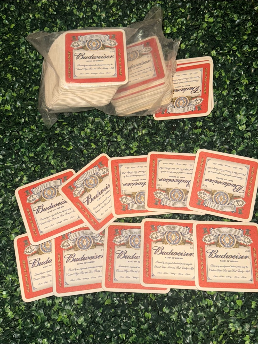 Vintage Budweiser x Beer coasters